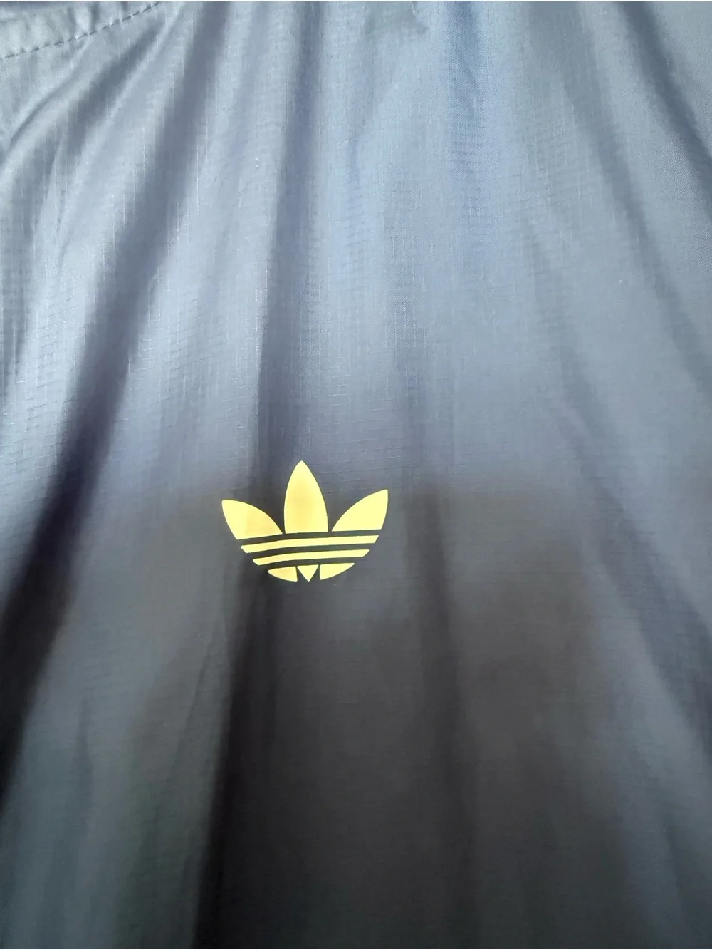 adidas Men’s Blue Hooded Windbreaker Jacket